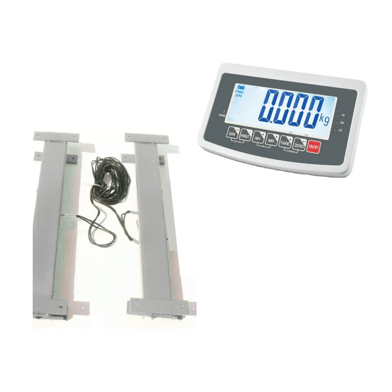Balança Digital Gado Suino 2000kg Barra P/ Tablado Bluetooth