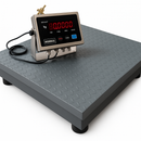 Balança Digital 300kg/100g 60x60 Prato Xadrez Bateria Super